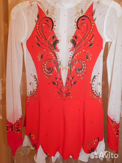 Платье для фигурного катания рост 135-140 артблеск