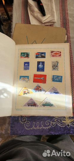 Альбом с марками 1960-1970-1980 годов