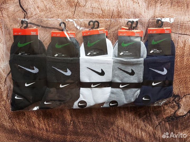 Носки Nike Adidas Jordan белые