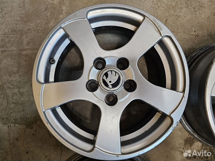 Литые диски r14 на rapid/polo