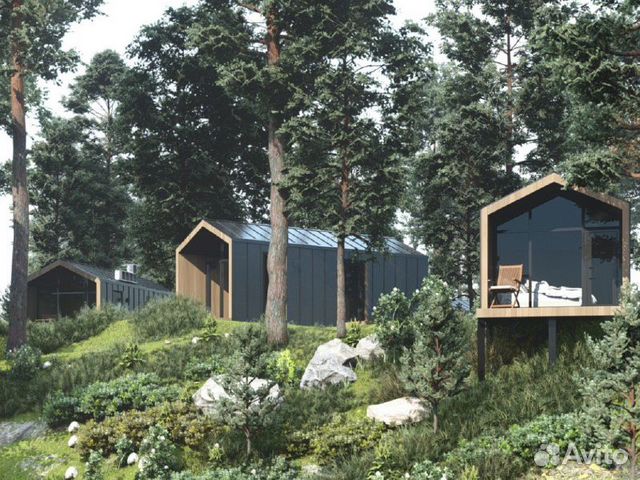 Каркасные дома / Дачный дом барнхаус \"Янтарь\" 28м2 в Челябинске ...