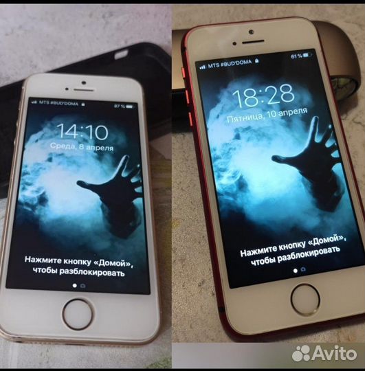 iPhone SE red в корпусе 6s