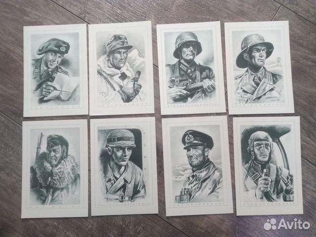 Немецкие солдаты 3 рейх открытки оригинал вв2