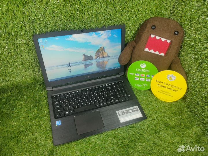 Свежий Acer 4 ядра для работы и учёбы. Гарантия