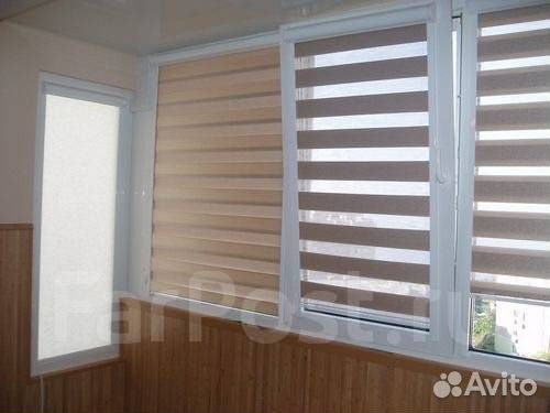 Рулонные жалюзи День-Ночь Зебра для дома и дачи