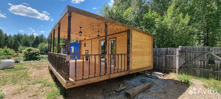 Баня каркасная