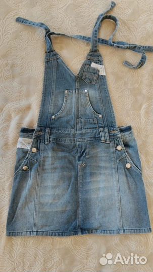 Джинсовый сарафан 48 размер