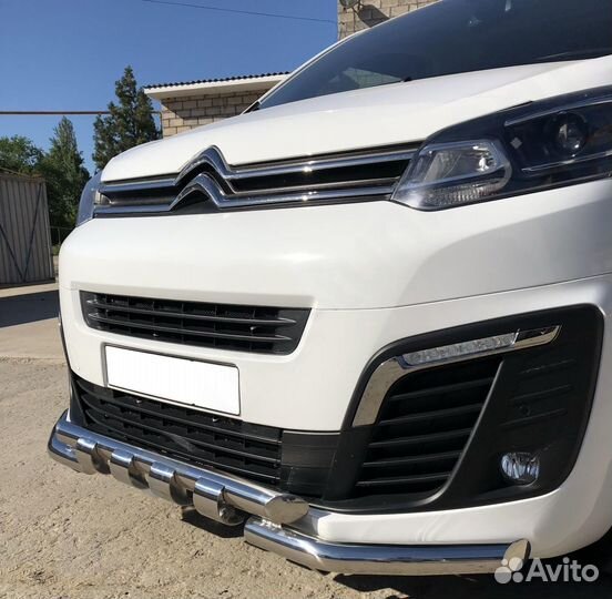 Citroen SpaceTourer 2018 Защита переднего бампера