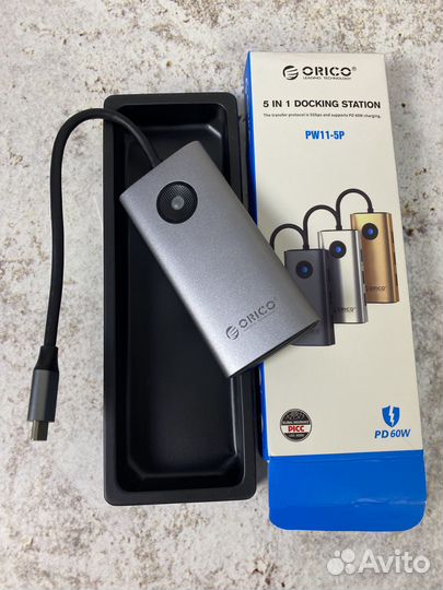 Адаптер Type-C USB-хаб док-станция hdmi SD TF