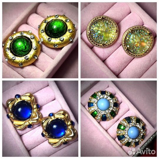 Серьги стильные