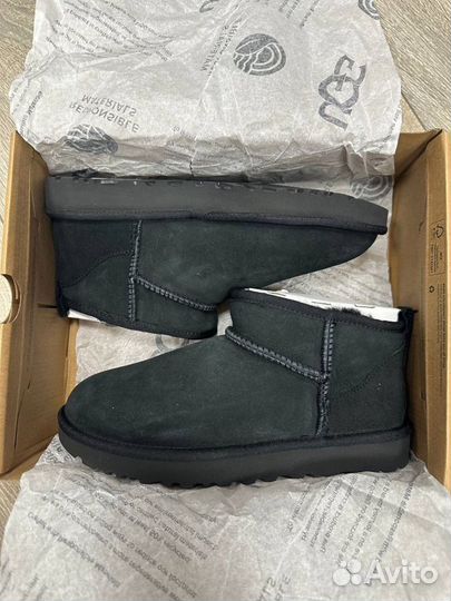 UGG Classic Ultra Mini Boot Black (Women's)