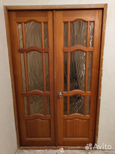 Межкомнатные двери бу, комплект,цена за все