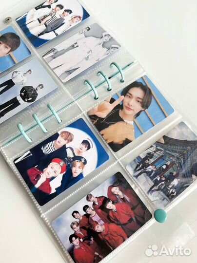 Альбом биндер для карточек k-pop kpop, листы новые