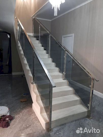 Ограждения, перила лестниц из нержавейки