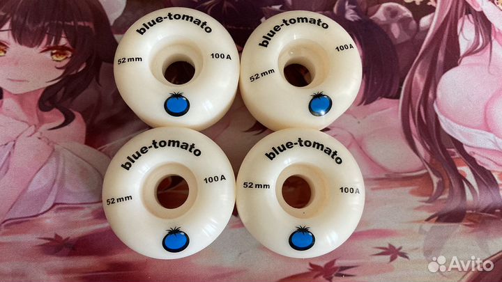 Колеса для скейтборда blue-tomato 52a 100a