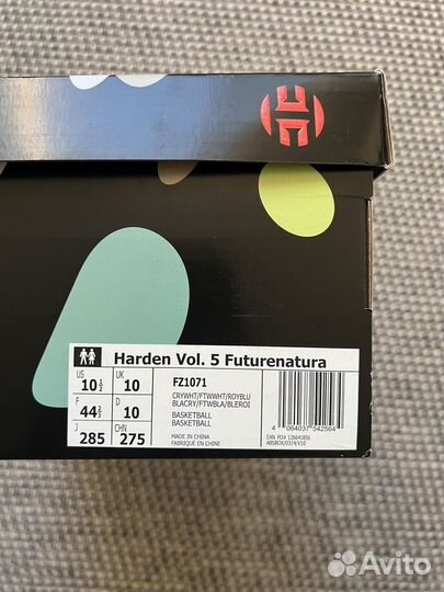 Adidas Harden Vol 5 Futurenatura 10.5US