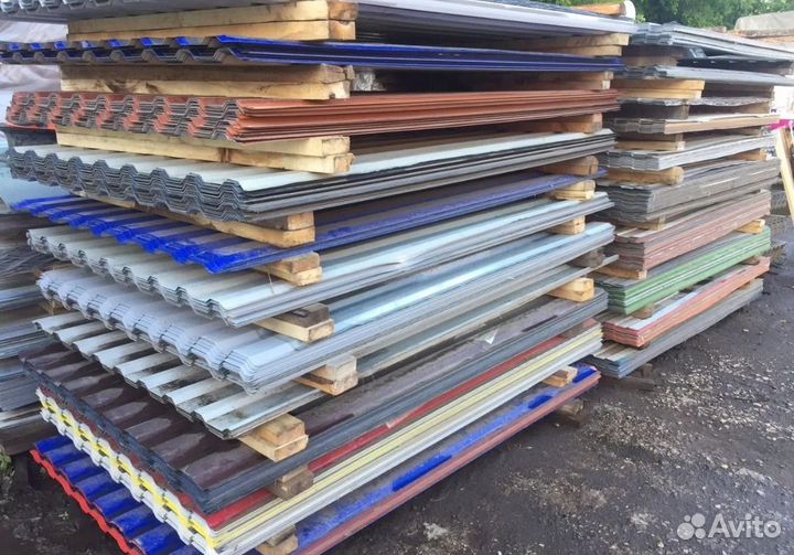 Профилированный лист с доставкой цветной