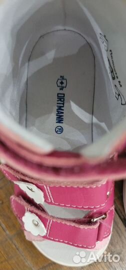 Ортопедическая обувь сандалии девочка ortmann