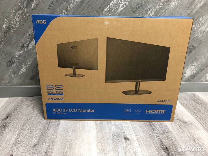 Новый Монитор AOC 27 дюймов 1920x1080 гарантия