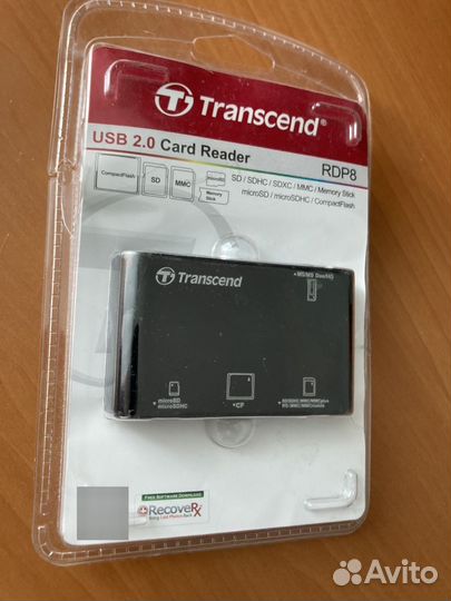 Card reader usb Transcend RDP8