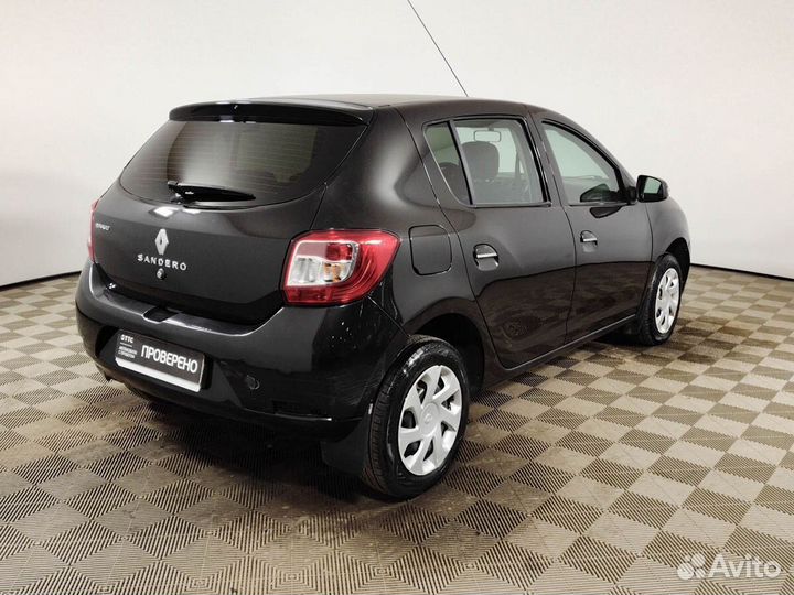 Renault Sandero 1.6 МТ, 2014, 120 000 км