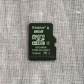 Карта памяти microsd 8gb Kingston