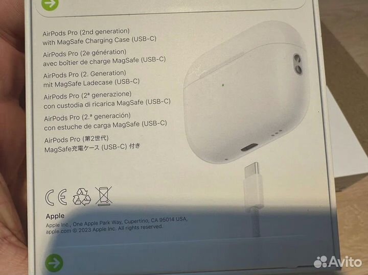 Airpods pro 2 type c беспроводные наушники apple