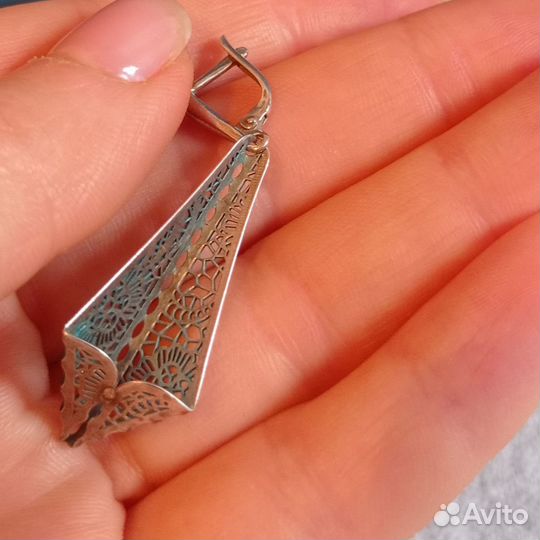 Серебряные серьги