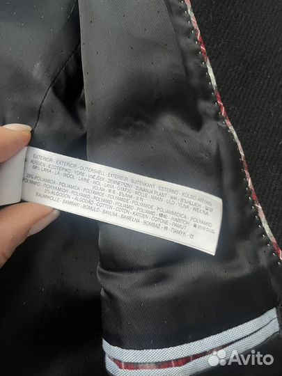 Massimo dutti пальто шерстяное s