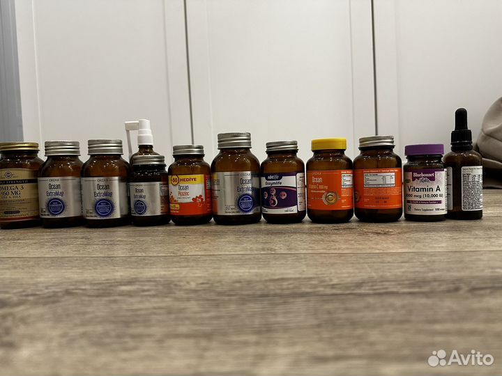 Пустые баночки из под бадов