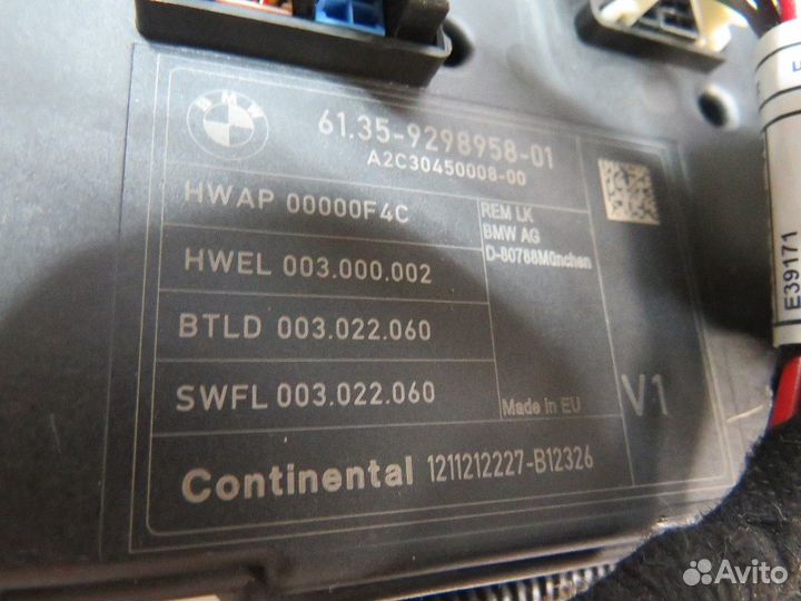 Блок предохранителей BMW 116I F20 N13B16