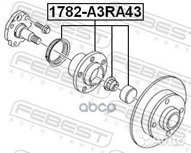 Ступица задняя audi A3/S3/sportb./LIM./QU 1997