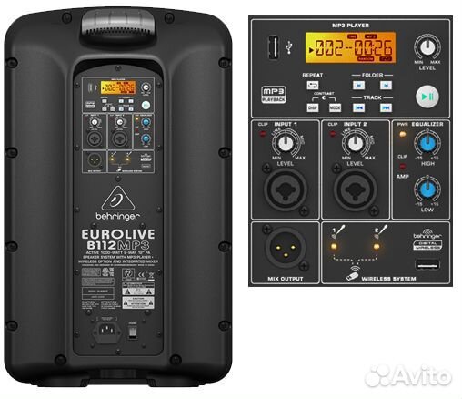 Акустическая система Behringer B112MP3