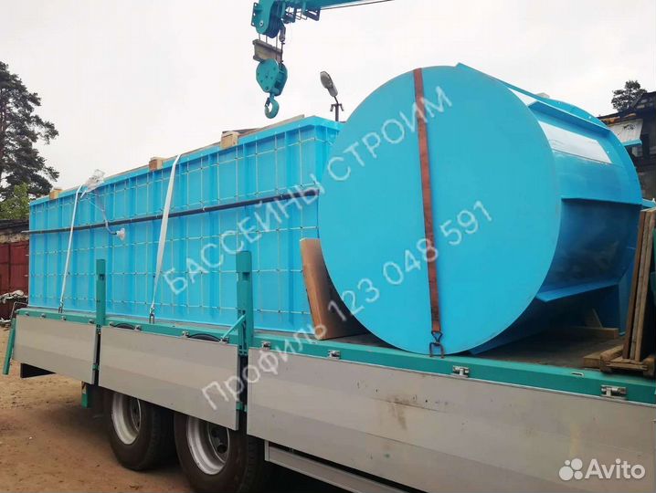 Чаша для бассейна из пластика 6x2