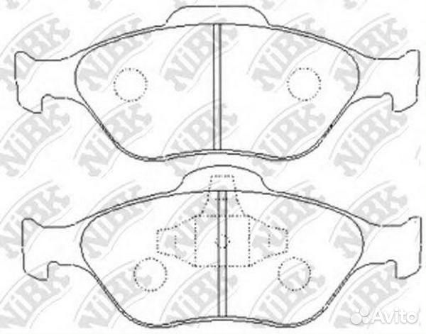 Колодки NiBK PN5495 - nibk