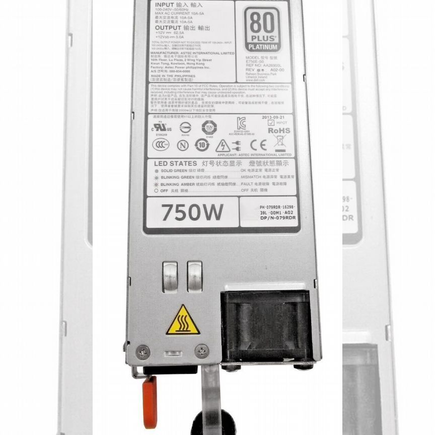 [450-AEBN] Резервный Блок Питания Dell 750w 450-Aebn