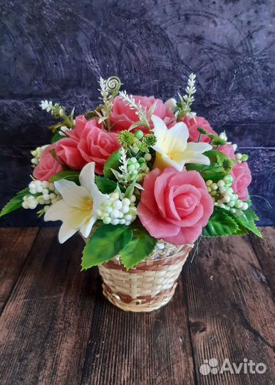 Букет из мыла