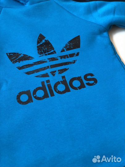 Костюм-тройка под Adidas теплый 116 см