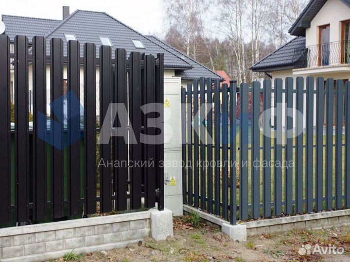 Металлоштакетник от изготовителя