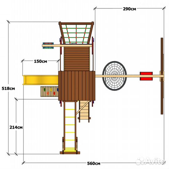 Детская площадка «Cruiser 3»