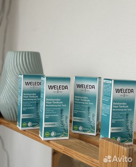 Тоник для волос weleda с розмарином
