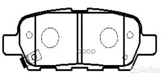 Колодки тормозные nissan X-trail/qashqai/tiida