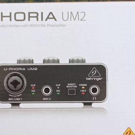 Звуковая карта behringer U-phoria UM2