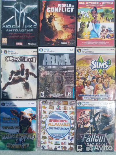 Компьютерные игры диски для пк