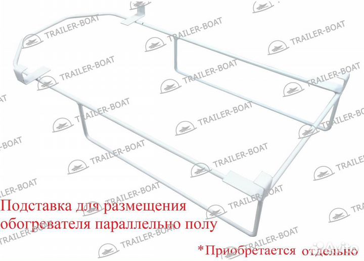 Обогреватель кварцевый 400 Вт, монолит, без вилки