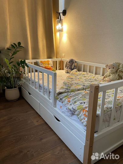 Детская кровать Basic бук