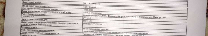 Участок 5 сот. (СНТ, ДНП)