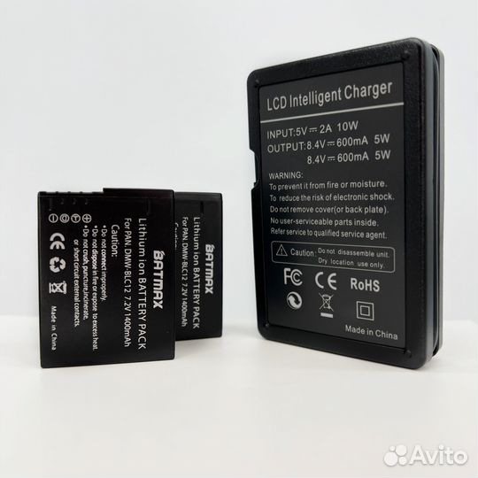 Аккумуляторы Panasonic DMW-BLC12 1400mAh Batmax