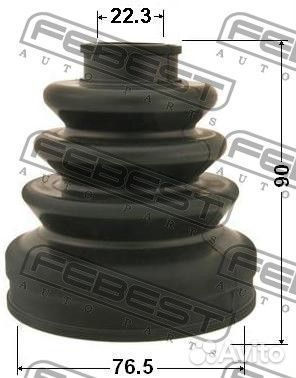 Пыльник шрус внутренний комплект 76.5x90x22.3