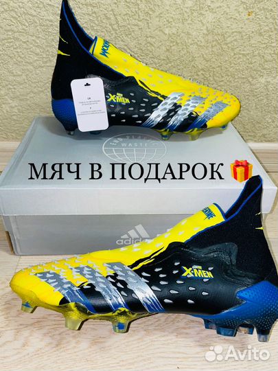 Бутсы adidas predator freak Marvel